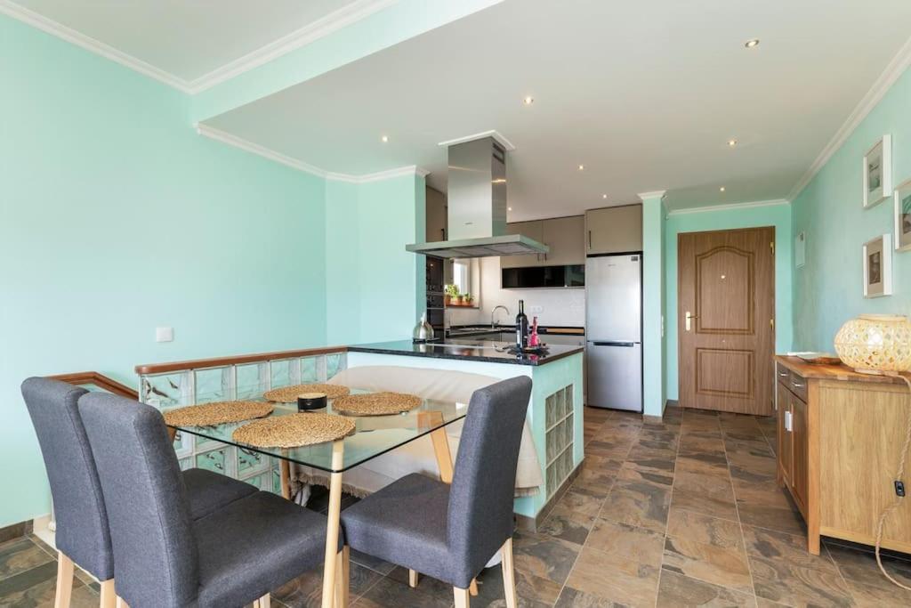 New Beach Flat With Top View - 3 Min To Sea In Luz Exterior foto